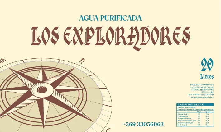 Los Exploradores Recarga agua purificada 20 litros bidón sin manilla